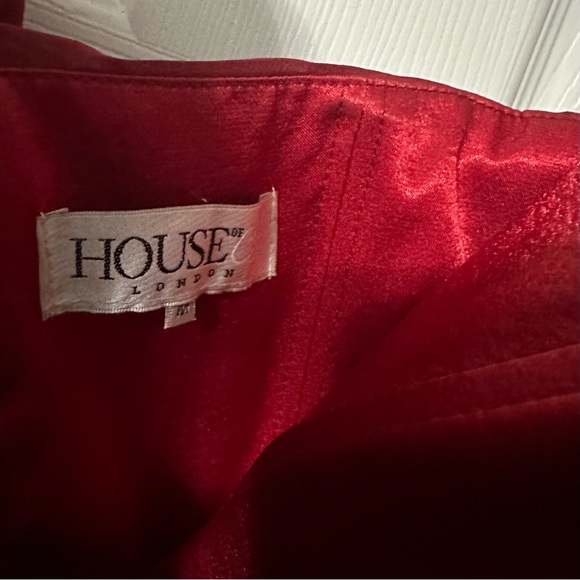 House of CB Carlotta Dress size medium red color - Picture 6 of 8